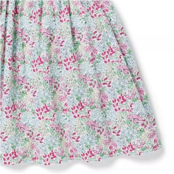 Janie and Jack Grace Floral Smocked Puff Sleeve dress - Size 14 - Picture 3 of 3